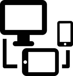 Responsive Devices Line Tracing Svg Vector, Free Vectors File